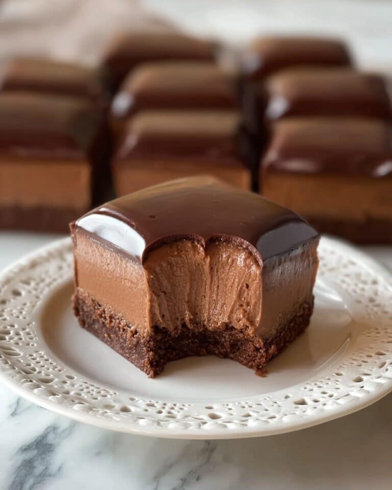 Nutella Cheesecake Squares Recipe