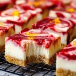 Lemon Raspberry Cheesecake Bars Recipe