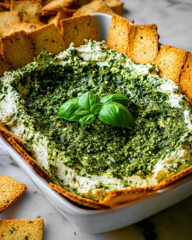 Whipped Ricotta with Pesto Recipe