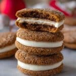 Ginger Molasses Cookie Sandwiches Recipe