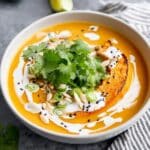 Miso Coconut Butternut Squash Soup Recipe