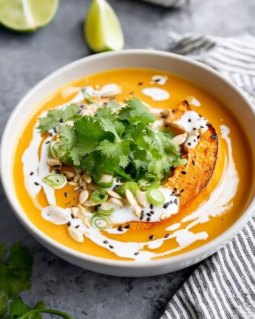 Miso Coconut Butternut Squash Soup Recipe
