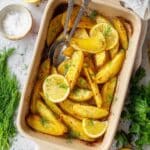 Greek Lemon Herb Potatoes Recipe