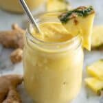 Pineapple Ginger Smoothie (No Banana) Recipe