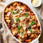 Baked Rigatoni with Ground Beef Recipe