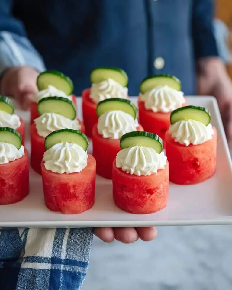 Watermelon and Goat Cheese Appetizer Recipe
