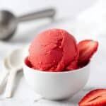 2-Ingredient Strawberry Sorbet Recipe