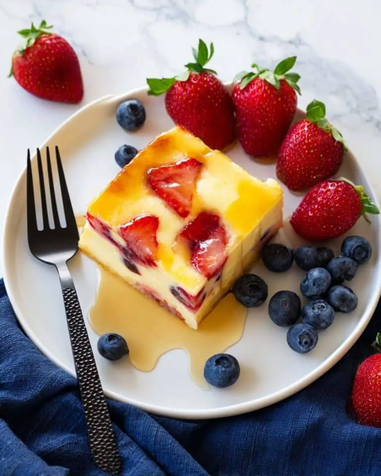 Baked Yogurt with Berries Recipe