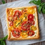 Tomato, Goat Cheese, and Caramelized Onion Tart Recipe