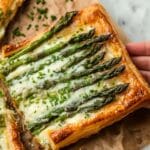 Asparagus Puff Pastry Tart with Boursin Recipe
