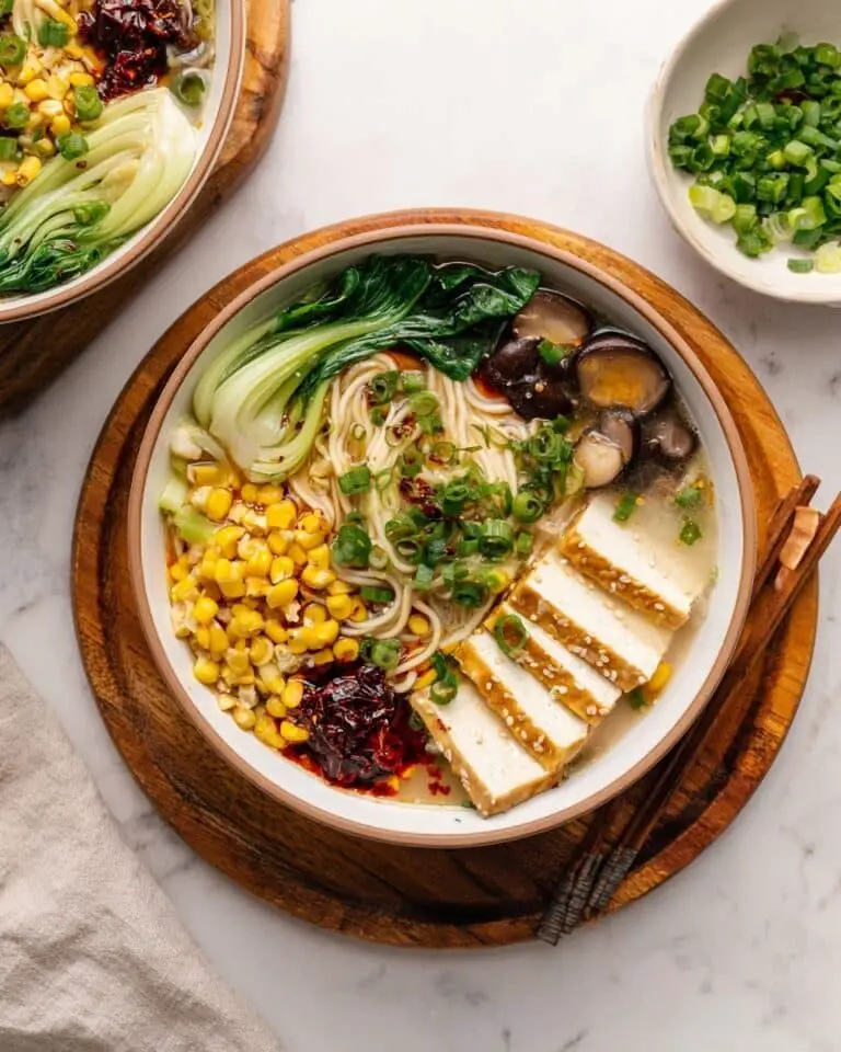 Creamy Vegan Mushroom Ramen Recipe