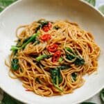 Veggie Lo Mein Spaghetti Noodles Recipe