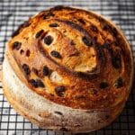 No Knead Cinnamon Raisin Bread Recipe