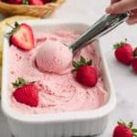 Strawberry Banana Frozen Yogurt Recipe