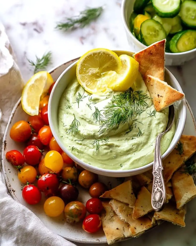 Avocado Tzatziki: Creamy Greek Dip with a Twist Recipe