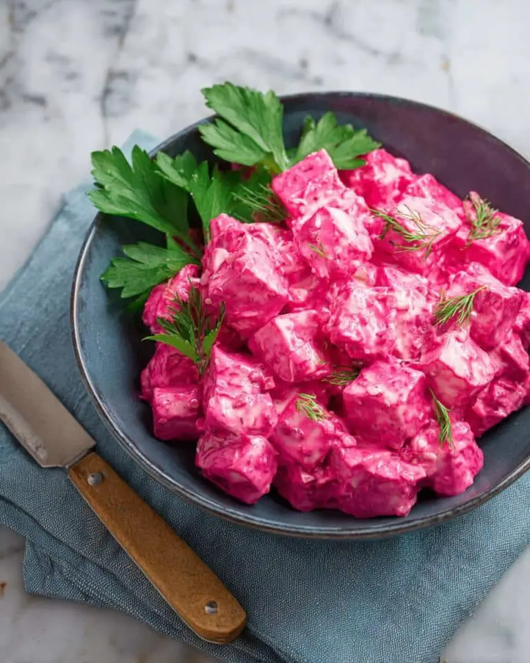 Beetroot Salad Dip with Greek Yogurt (Patzarosalata) Recipe
