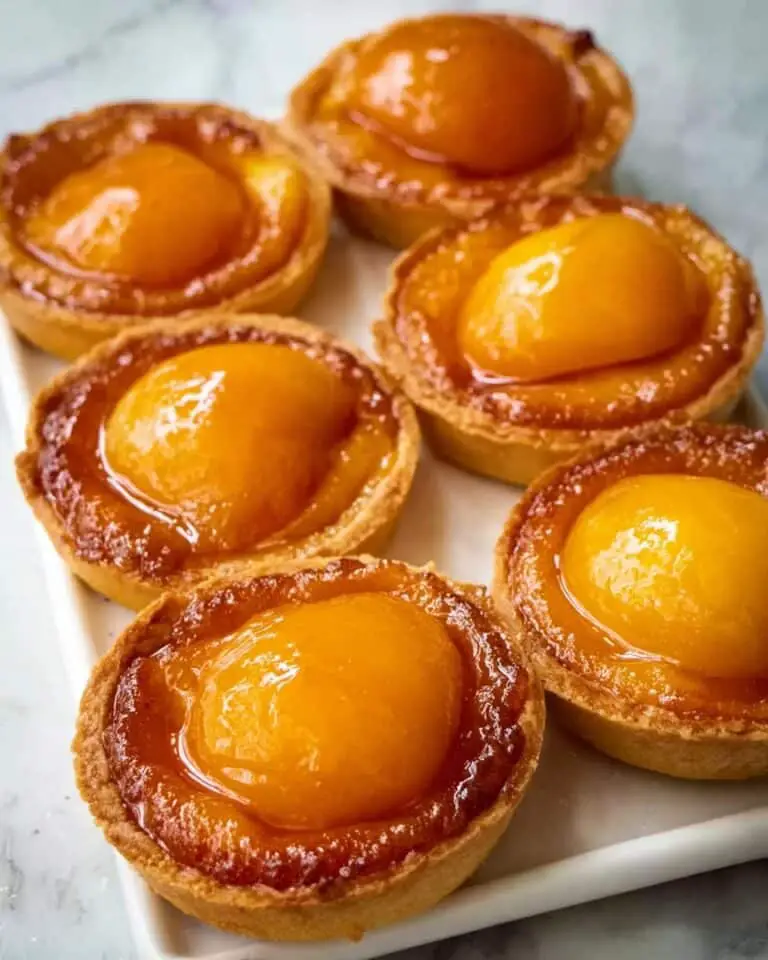 Individual Peach Tarte Tatin Recipe