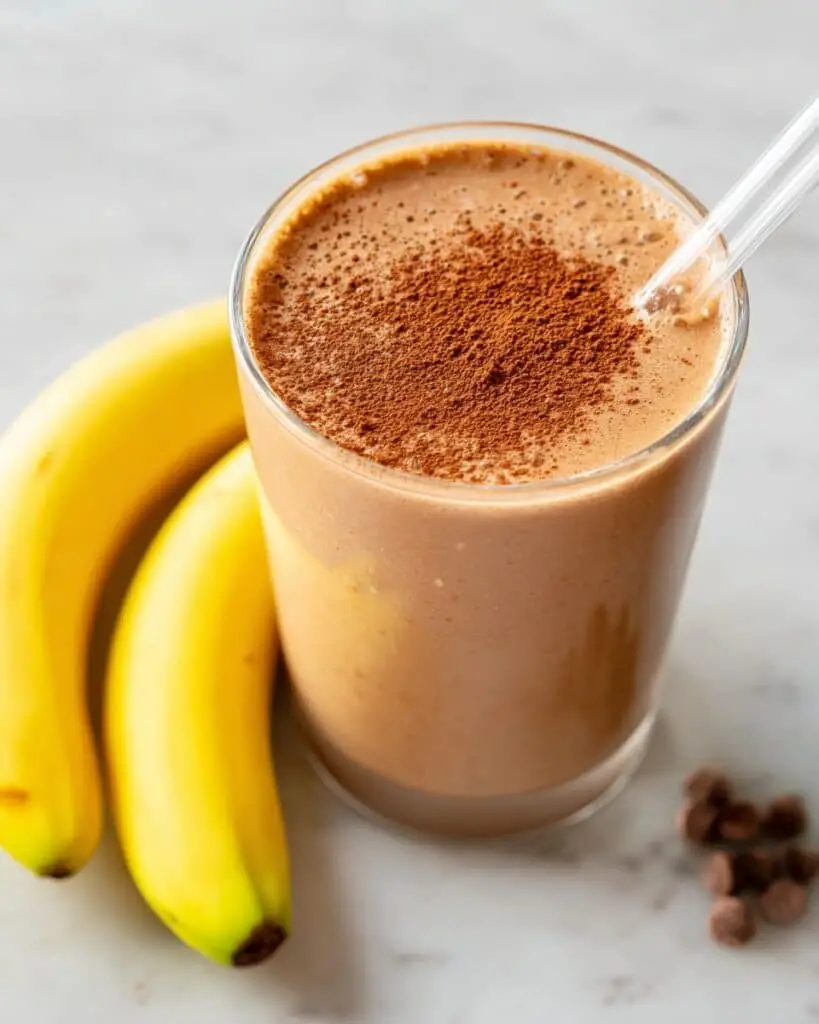 Chocolate Peanut Butter Protein Smoothie Recipe