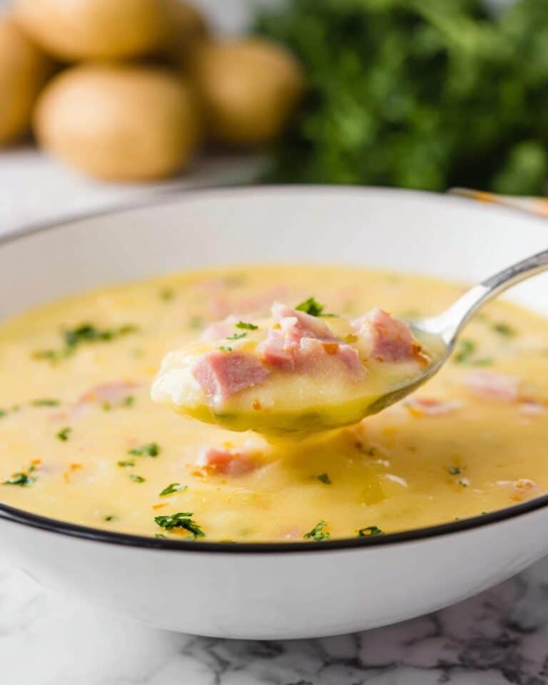 German Potato Soup With Wiener Sausages Recipe