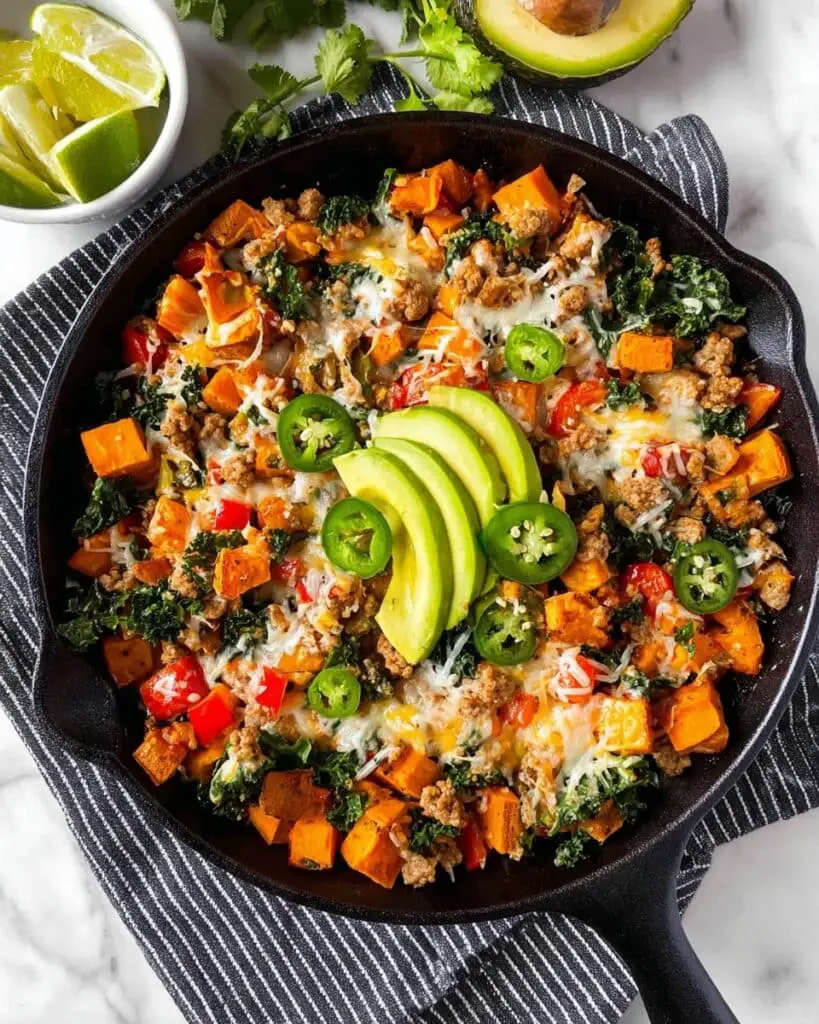 Ground Turkey Sweet Potato Skillet Recipe
