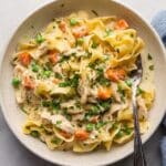 Creamy Chicken and Noodles Soup Recipe