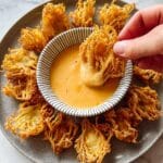 Fried Enoki Mushrooms with Spicy Mayo Dipping Sauce Recipe