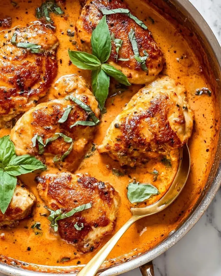 Marry Me Chicken in Creamy Sun-Dried Tomato Sauce Recipe