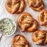 Spinach Artichoke Stuffed Pretzels Recipe