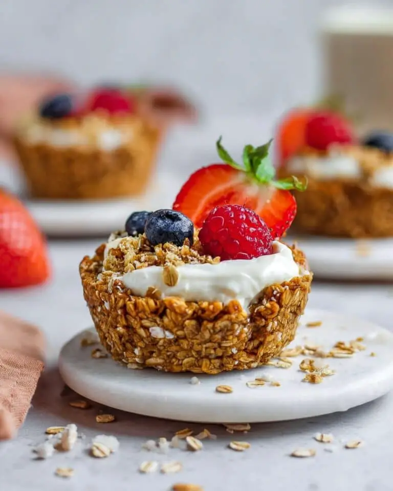 Vegan No-Bake Granola Breakfast Cups Recipe