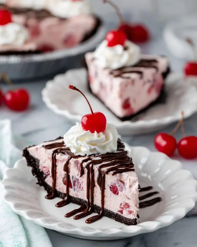Cherry Ice Cream Pie Recipe