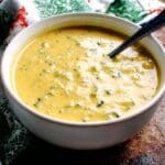 Vegan High-Protein Broccoli Cheese Soup Recipe