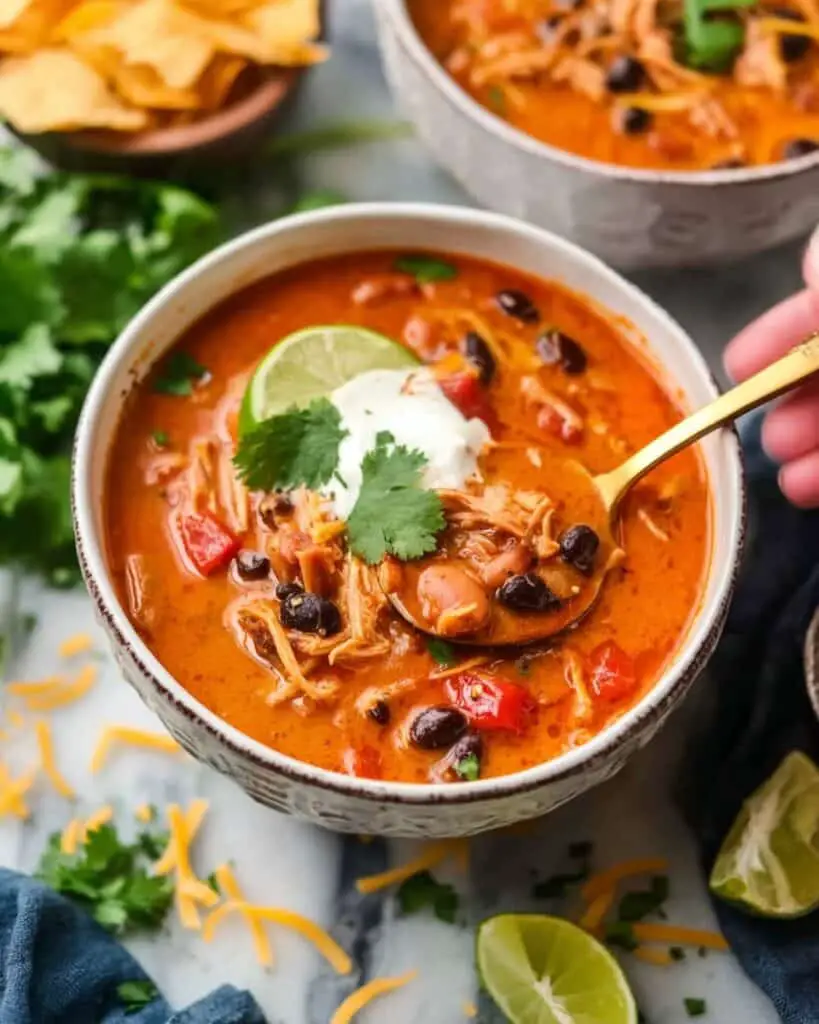 Creamy Southwest Chicken Soup Recipe