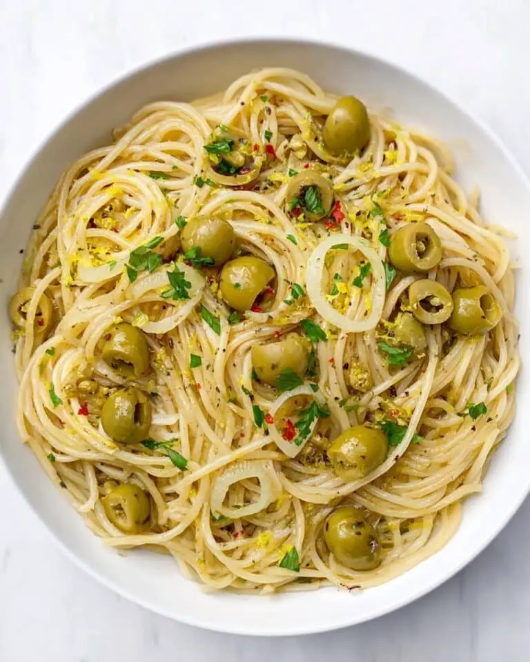 Dirty Martini Pasta (Vegan) Recipe