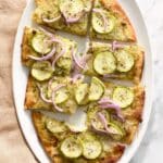 Potato Pesto Pizza - Vegan Pesto Pizza Recipe