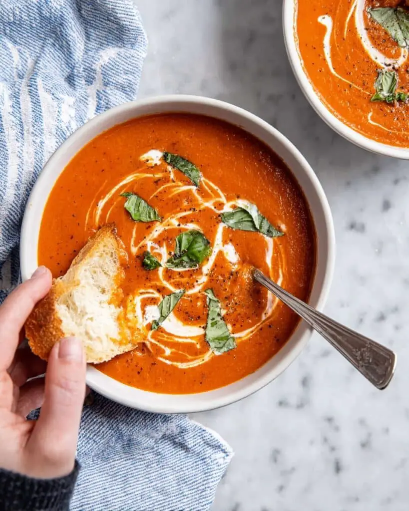 Roasted Red Pepper Soup Recipe