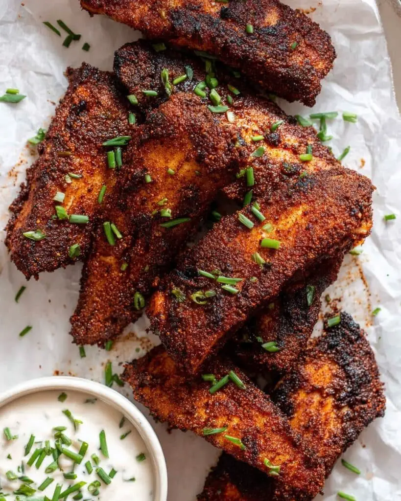 Blackened Chicken Tenders (Popeyes Copycat) Recipe