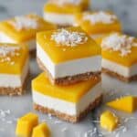 Coconut Mango Cheesecake Bars Recipe