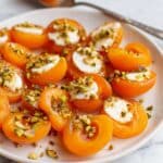 Kuru Kayısı Tatlısı (Turkish Poached Apricots with Ricotta) Recipe