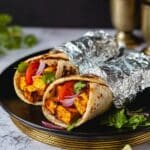 Paneer Kathi Roll (Paneer Frankie) Recipe