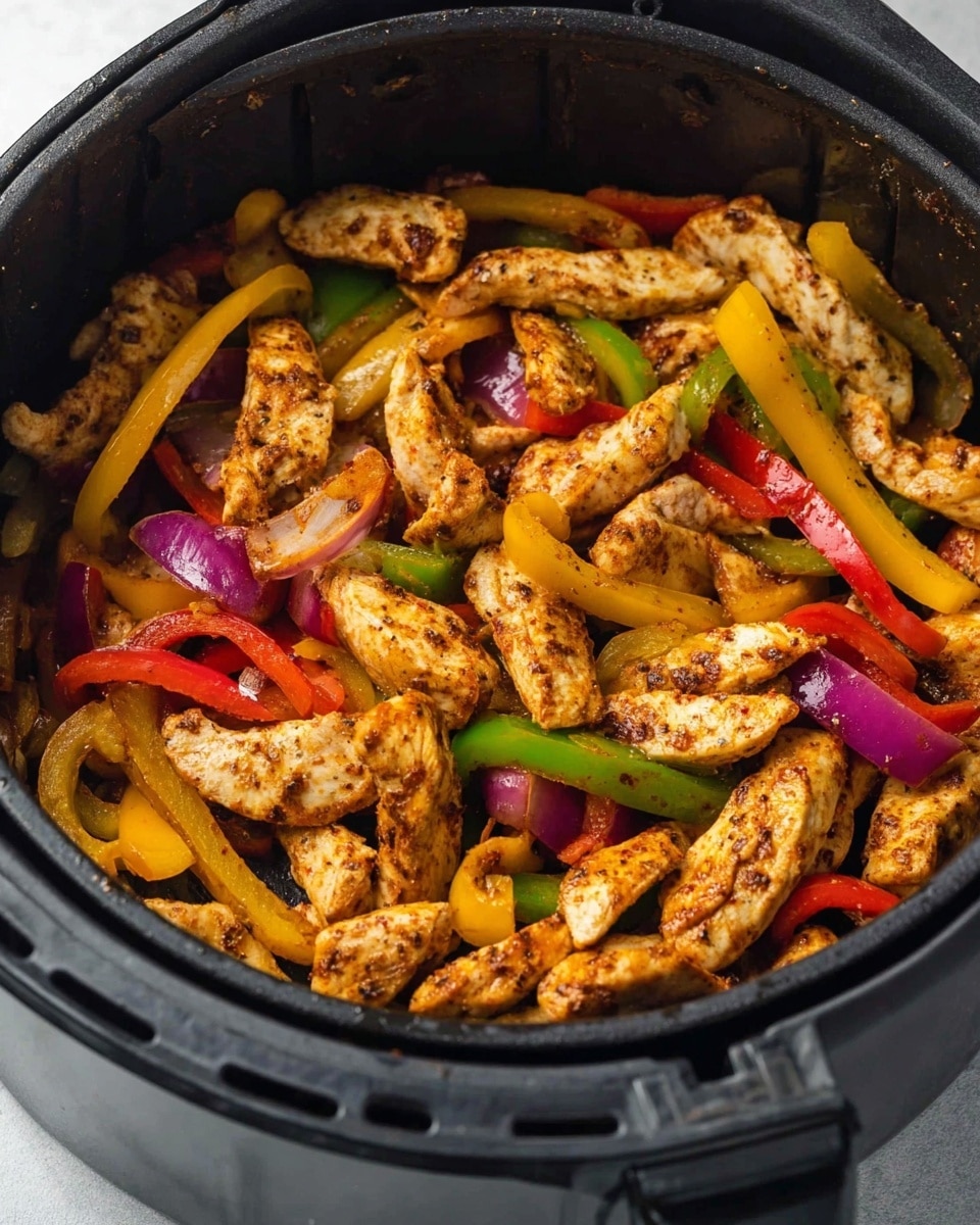 Air Fryer Chicken Fajitas Recipe