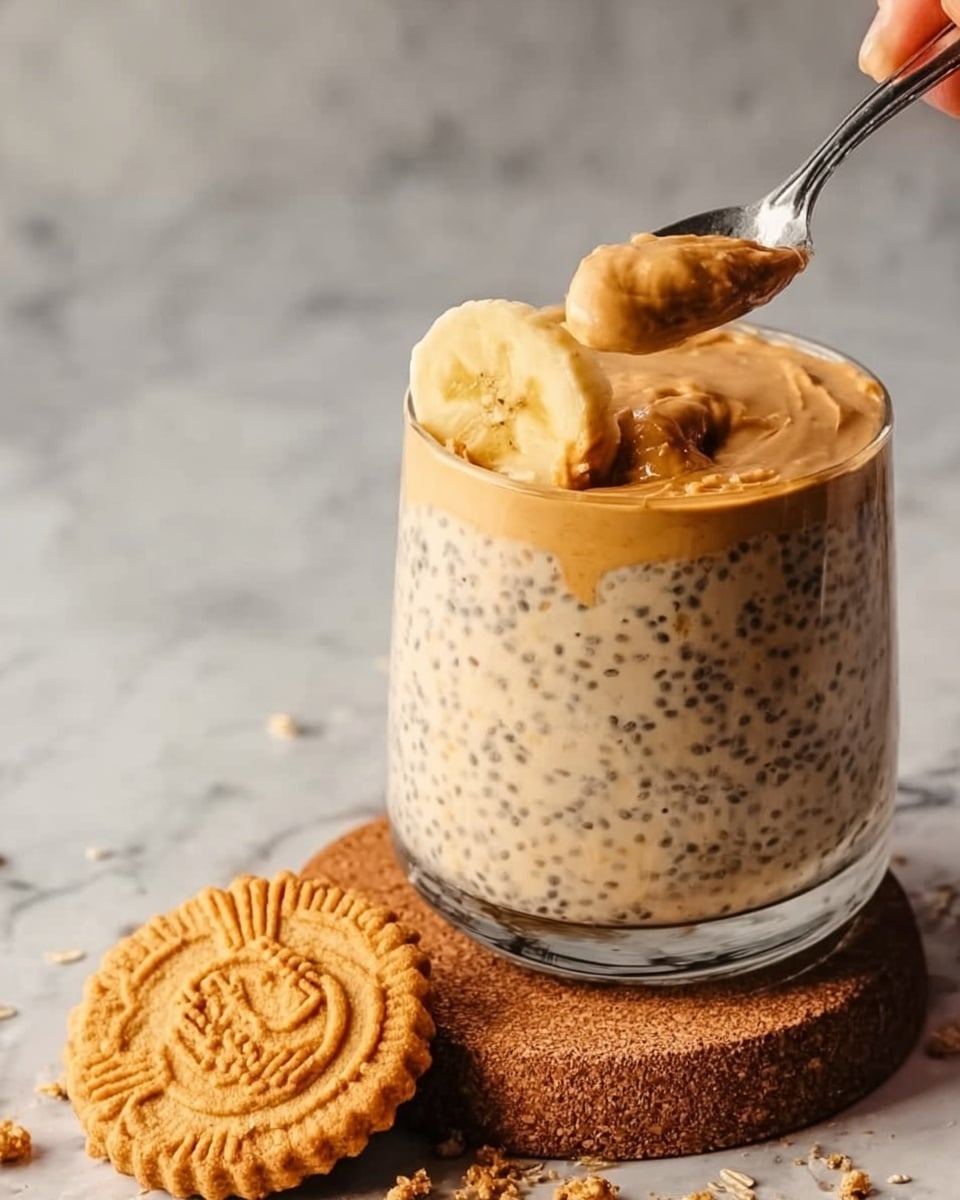 Easy Biscoff Overnight Oats for Breakfast Recipe
