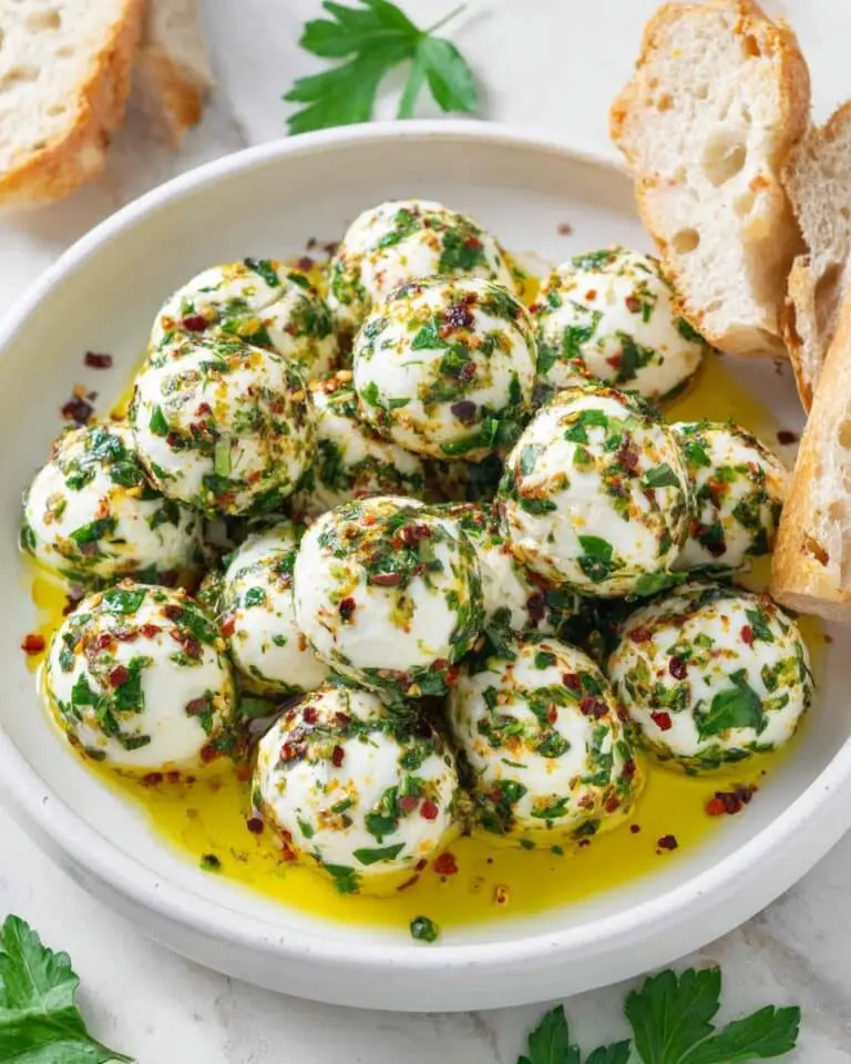 Marinated Mozzarella Balls Recipe