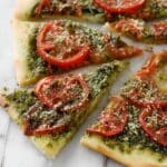 Vegan Pesto and Roasted Tomato Pizza Recipe