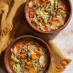 Ground Beef and Cabbage Soup Recipe