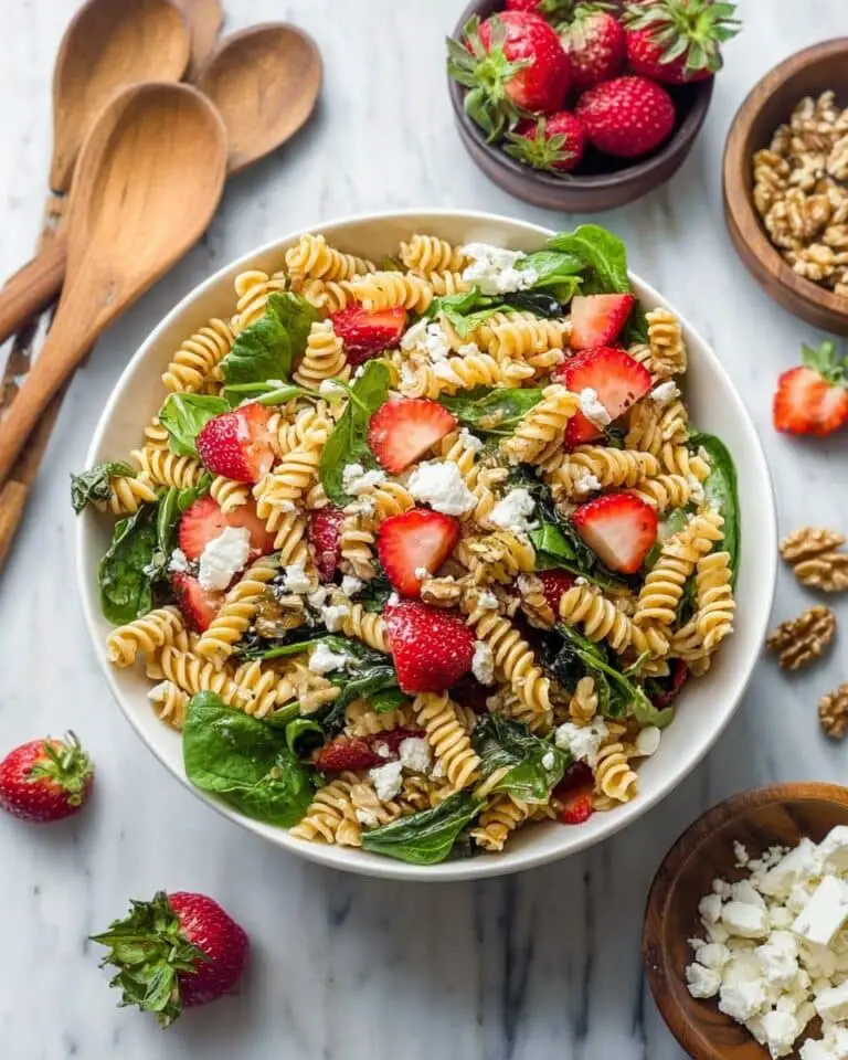 Balsamic Strawberry Pasta Salad Recipe