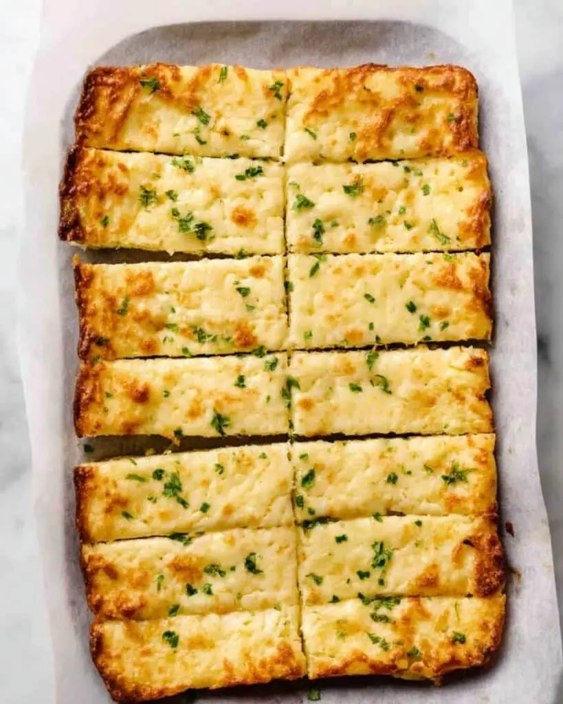 Low Carb Cauliflower Breadsticks Recipe