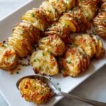 Mini Hasselback Potatoes with Cheddar and Chives Recipe