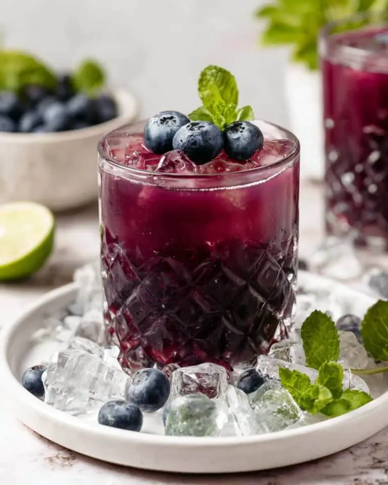 Blueberry Mojito Mocktail Recipe