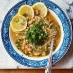Barley, Kale, and Romano Beans Soup with Lemon and Chipotle Recipe