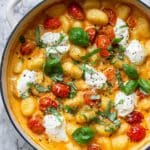 Creamy Tomato Gnocchi with Burrata Recipe